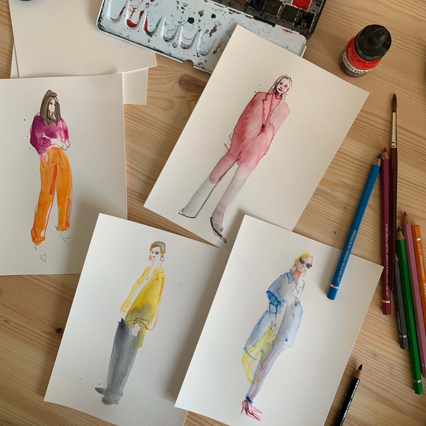 Workshop fashion illustration