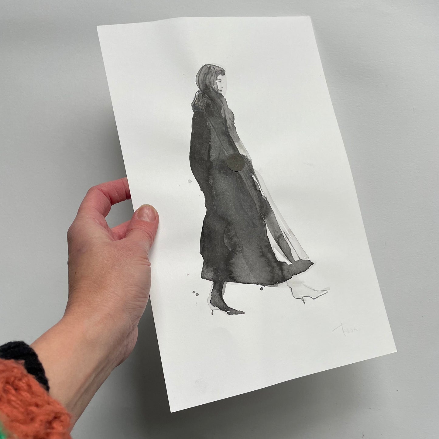Black coat