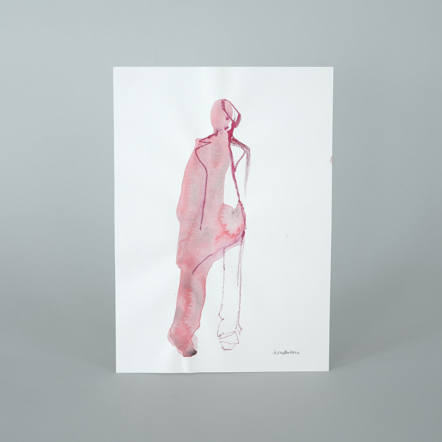 Pink silhouette