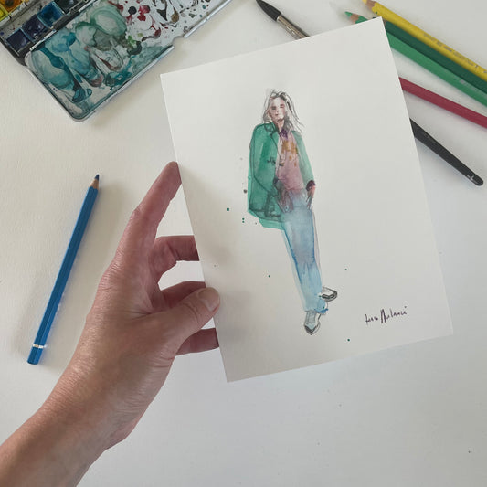 Moederdagactie: een persoonlijk cadeau op maat >> Geef een huisdier of mode illustratie!
