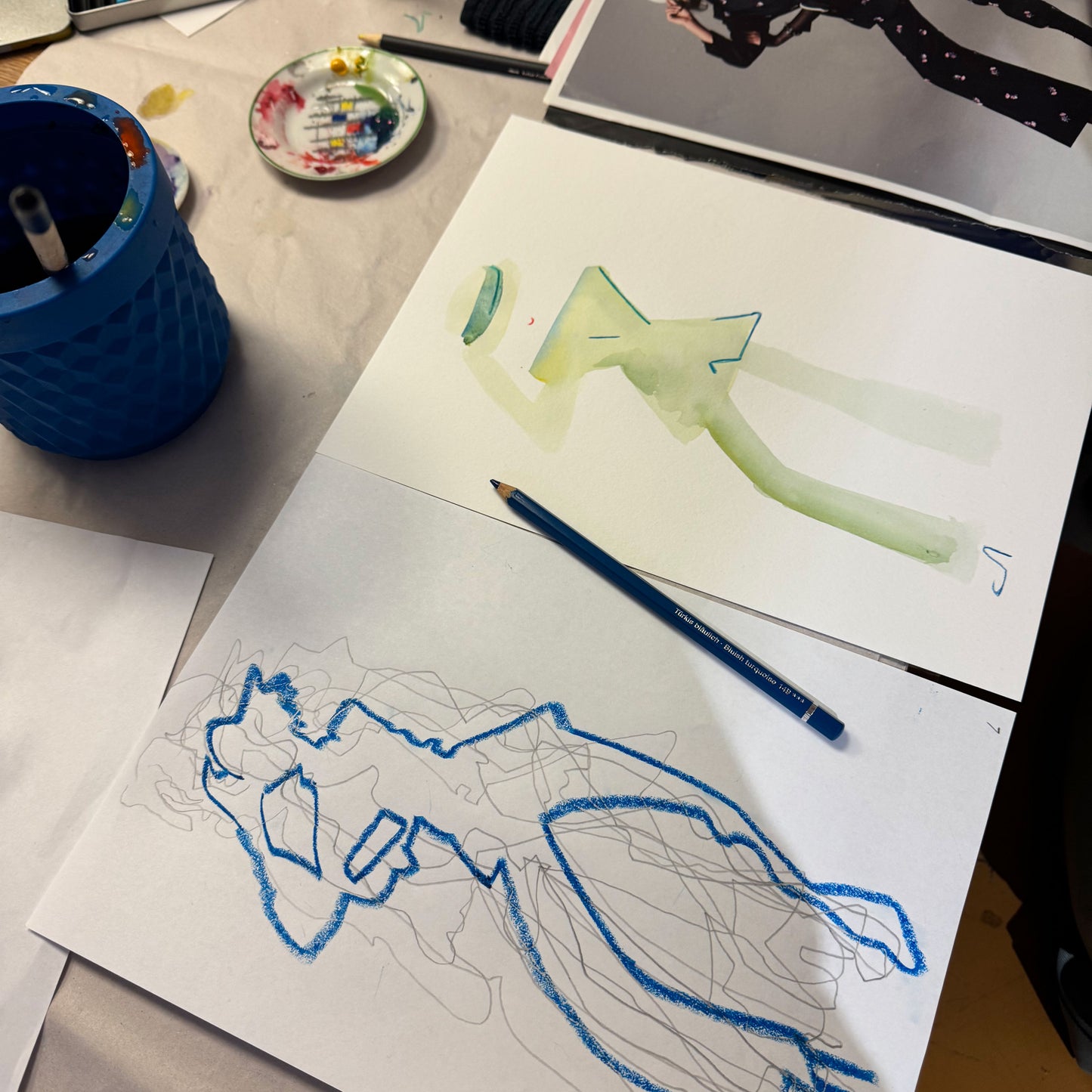 Exclusieve Studiosessie: Fashion illustration in het Thuisatelier |  voor 2 personen